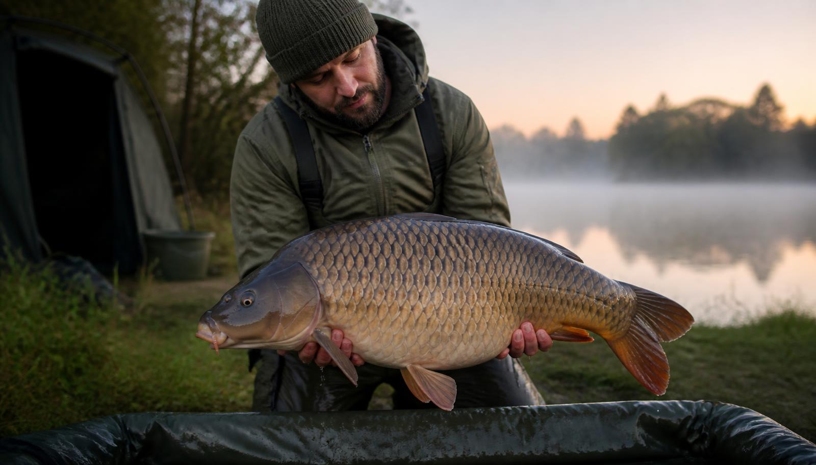 The reward for reading the conditions properly — a first-light common on the mat.
